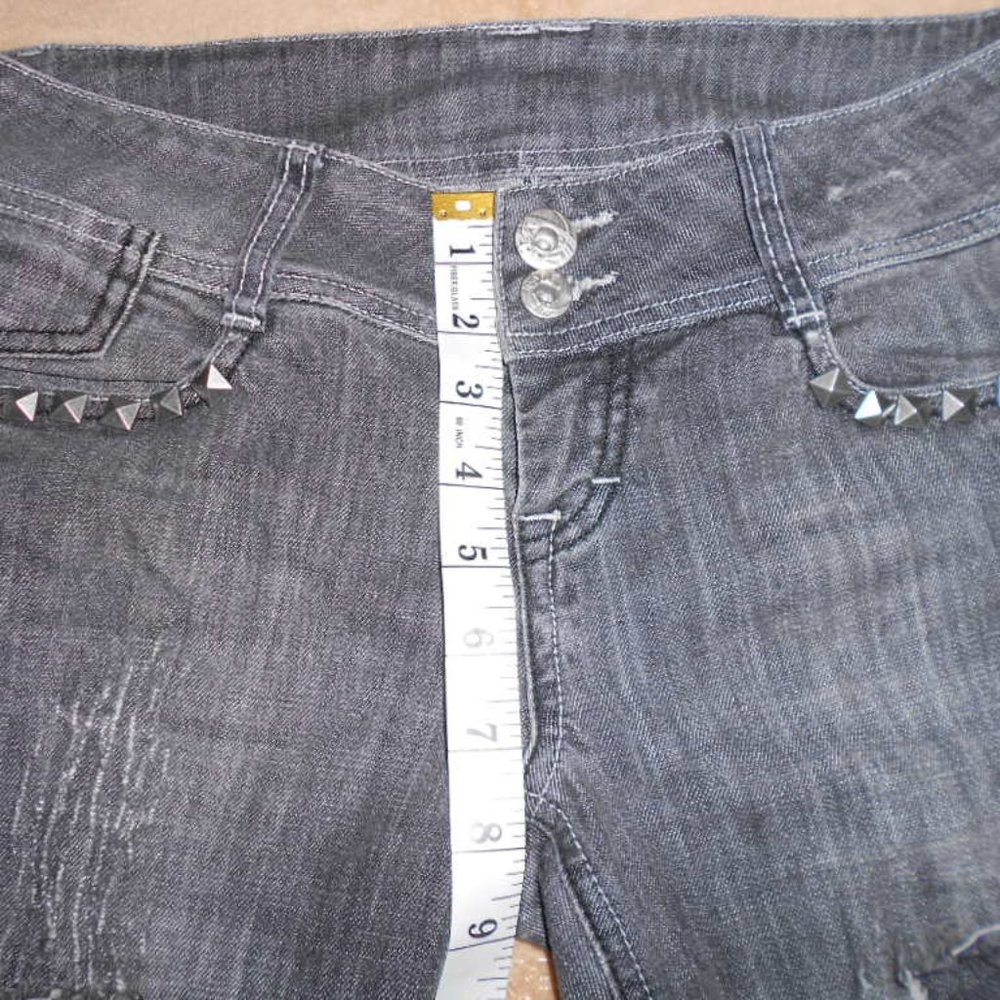 Distressed Gray Jeans! - Picture 11 of 12